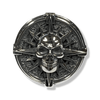 Blackbeard Compass Ring | Sterling Silver Pirate Signet Ring-Ring-AJT Jewellery 
