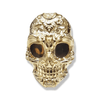 Gold Calavera Skull Pinky Ring | Solid 18ct Yellow Gold Mens Skull Pinky Ring-Ring-AJT Jewellery 