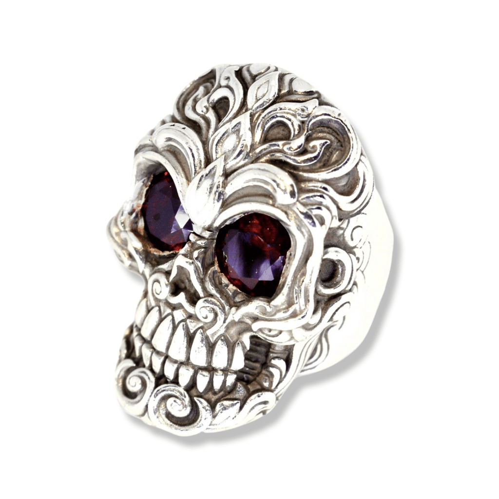 Ruby 2025 skull ring