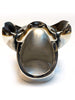 Silver Cowboy Skull Ring | Sterling Silver Mens Western Cowboy Skull Ring-Ring-AJT Jewellery 