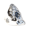 Day Of The Dead Skull Ring | Sterling Silver Calavera Sugar Skull Ring-Ring-AJT Jewellery 
