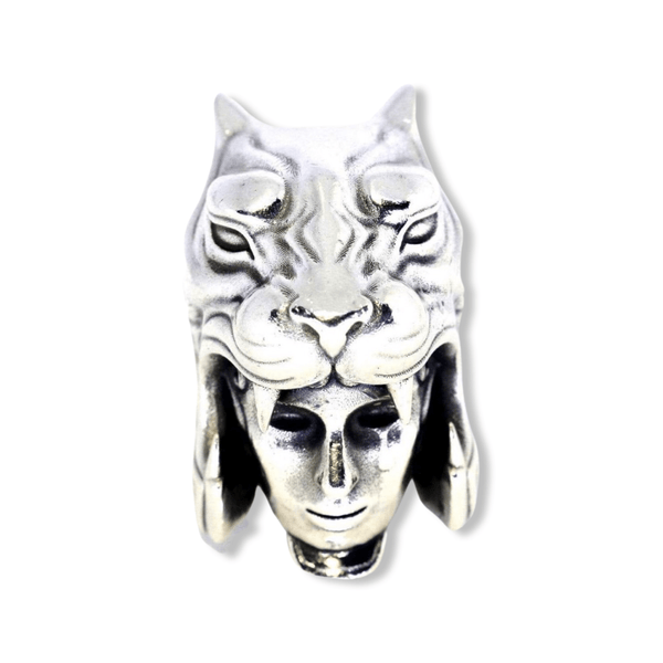 Gladiator Tigris Of Gaul Helmet Silver Ring-Ring-AJT Jewellery 