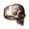 Half Anatomical Skull Ring | Sterling Silver Jawless Mens Skull Ring-Ring-AJT Jewellery 