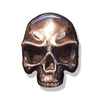 Half Anatomical Skull Ring | Sterling Silver Jawless Mens Skull Ring-Ring-AJT Jewellery 