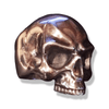 Half Anatomical Skull Ring | Sterling Silver Jawless Mens Skull Ring-Ring-AJT Jewellery 