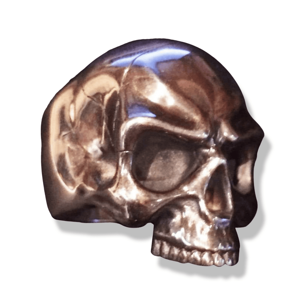 Half Anatomical Skull Ring-Ring-AJT Jewellery 