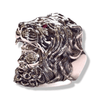 Silver Diamond Hercules Ring | Sterling Silver Mens Greek Mythology Ring with Diamonds-Ring-AJT Jewellery 