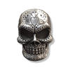 Huge Silver Sugar Skull Ring | Sterling Silver Tommy Lee Sugar Skull Ring-Ring-AJT Jewellery 