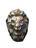 King Lion Ring Sterling Silver | Heavyweight Mens Silver Lion Ring-Ring-AJT Jewellery 