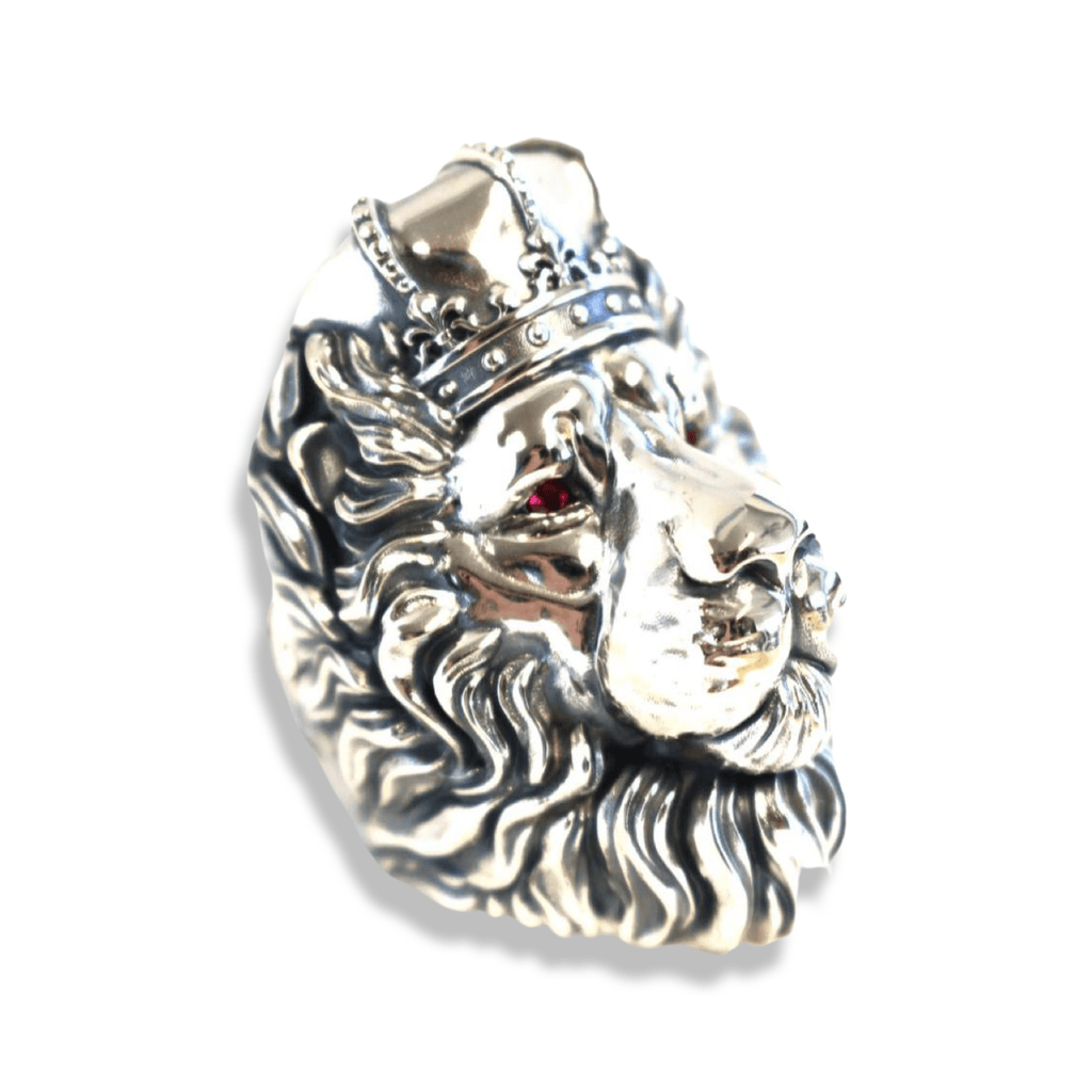 Lion King Mufasa Silver Ring - Main Image