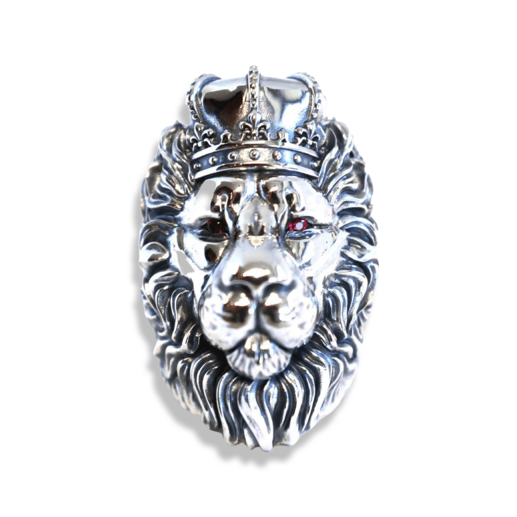 Lion King Mufasa Silver Ring-Ring-AJT Jewellery 