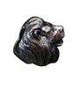 Lion King Ring with Diamond Eyes | Sterling Silver Mens Lion Ring with Diamonds-Ring-AJT Jewellery 