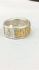 Masonic Freemason Ring | Solid Gold and Sterling Silver Square and Compass Ring-Ring-AJT Jewellery 