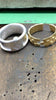 Masonic Freemason Ring | Solid Gold and Sterling Silver Square and Compass Ring-Ring-AJT Jewellery 