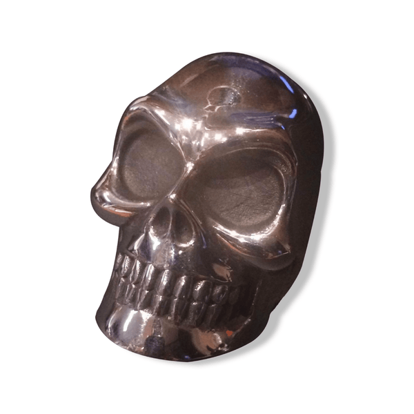 Plain Huge Sugar Skull Ring-Ring-AJT Jewellery 