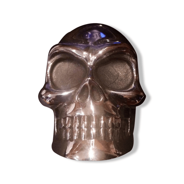 Plain Huge Sugar Skull Ring | Sterling Silver Oversized Schwarzenegger Skull Ring-Ring-AJT Jewellery 