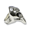 Punisher Skull Ring Sterling Silver | Mens Marvel Skull Ring-Ring-AJT Jewellery 