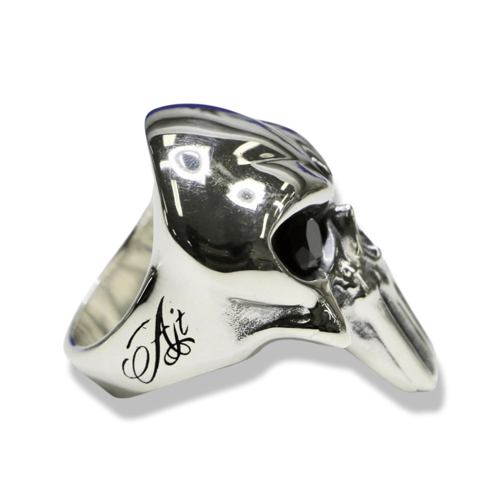 Punisher Skull Ring Sterling Silver-Ring-AJT Jewellery 