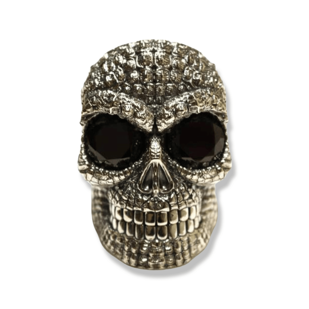 Reptilia Silver Skull Ring-Ring-AJT Jewellery 