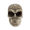 Reptilia Silver Skull Ring | Sterling Silver Mens Serpent Skull Ring-Ring-AJT Jewellery 