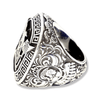 Roman Engraved Signet Ring | Sterling Silver SPQR Mens Roman Ring-Ring-AJT Jewellery 