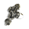 Rosario Silver Cross Ring | Sterling Silver Unisex Skull Cross Ring-Ring-AJT Jewellery 