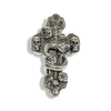 Rosario Silver Cross Ring | Sterling Silver Unisex Skull Cross Ring-Ring-AJT Jewellery 