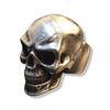 Silver Anatomical Skull Ring | Sterling Silver Realistic Mens Skull Ring-Ring-AJT Jewellery 