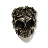 Silver Caesar Roman Skull Ring | Sterling Silver Roman Empire SPQR Ring-Ring-AJT Jewellery 