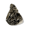 Silver Caesar Roman Skull Ring | Sterling Silver Roman Empire SPQR Ring-Ring-AJT Jewellery 