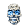 Silver Calavera Skull Ring | Sterling Silver Mexican Sugar Skull Ring-Ring-AJT Jewellery 