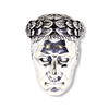 Silver Julius Caesar Mens Ring | Sterling Silver Roman Empire Caesar Ring-Ring-AJT Jewellery 