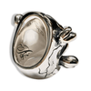 Skull Crossbones Skull Ring | Sterling Silver Mens Pirate Skull Ring-Ring-AJT Jewellery 