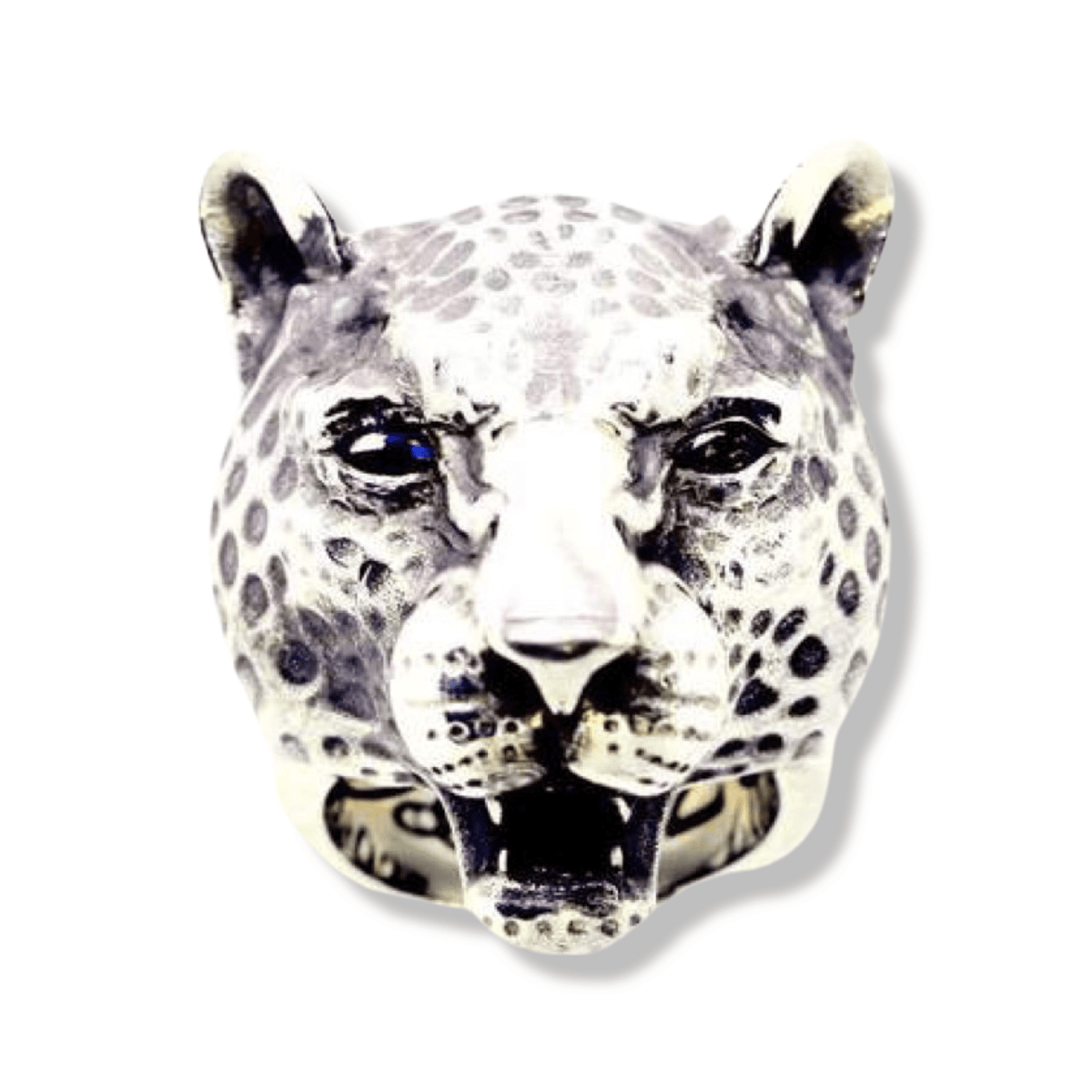 Sterling Silver Panther Ring