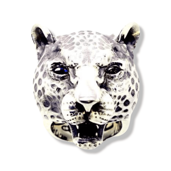 Sterling Silver Panther Ring-Ring-AJT Jewellery 