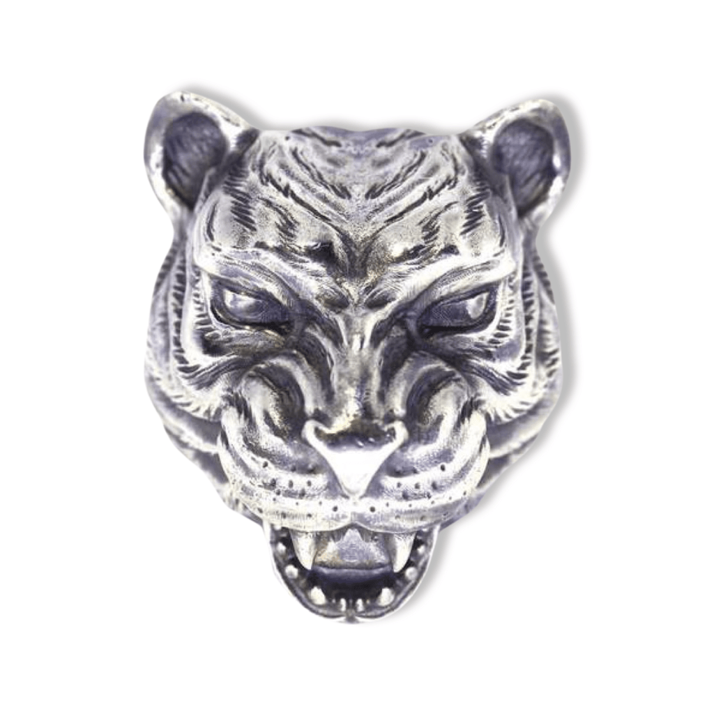 Sterling Silver Tiger Ring-Ring-AJT Jewellery 