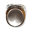 Tattoo Master Skull Ring | Sterling Silver Mens Tattoo Flash Skull Ring-Ring-AJT Jewellery 