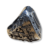 Trust The Process Ring | Sterling Silver M Initial Signet Ring by Malice x AJT-Ring-AJT Jewellery 