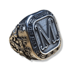 Trust The Process Ring | Sterling Silver M Initial Signet Ring by Malice x AJT-Ring-AJT Jewellery 