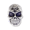 XXL Sugar Skull With Wings | Sterling Silver Oversized Mens Winged Sugar Skull Ring-Ring-AJT Jewellery 