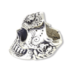 XXL Sugar Skull With Wings | Sterling Silver Oversized Mens Winged Sugar Skull Ring-Ring-AJT Jewellery 