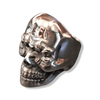 Ladies Silver Sugar Skull Ring | Sterling Silver Womens Sugar Skull Ring-Womens-AJT Jewellery 