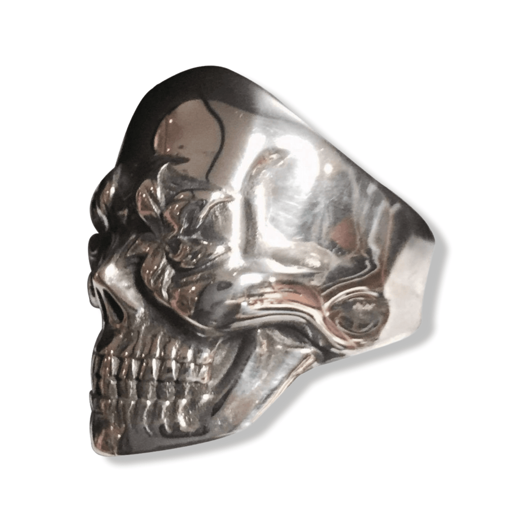 Ladies Silver Sugar Skull Ring-Womens-AJT Jewellery 