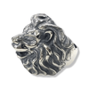 Womens Lion Head Ring | Sterling Silver Ladies Lion Head Ring-Womens-AJT Jewellery 