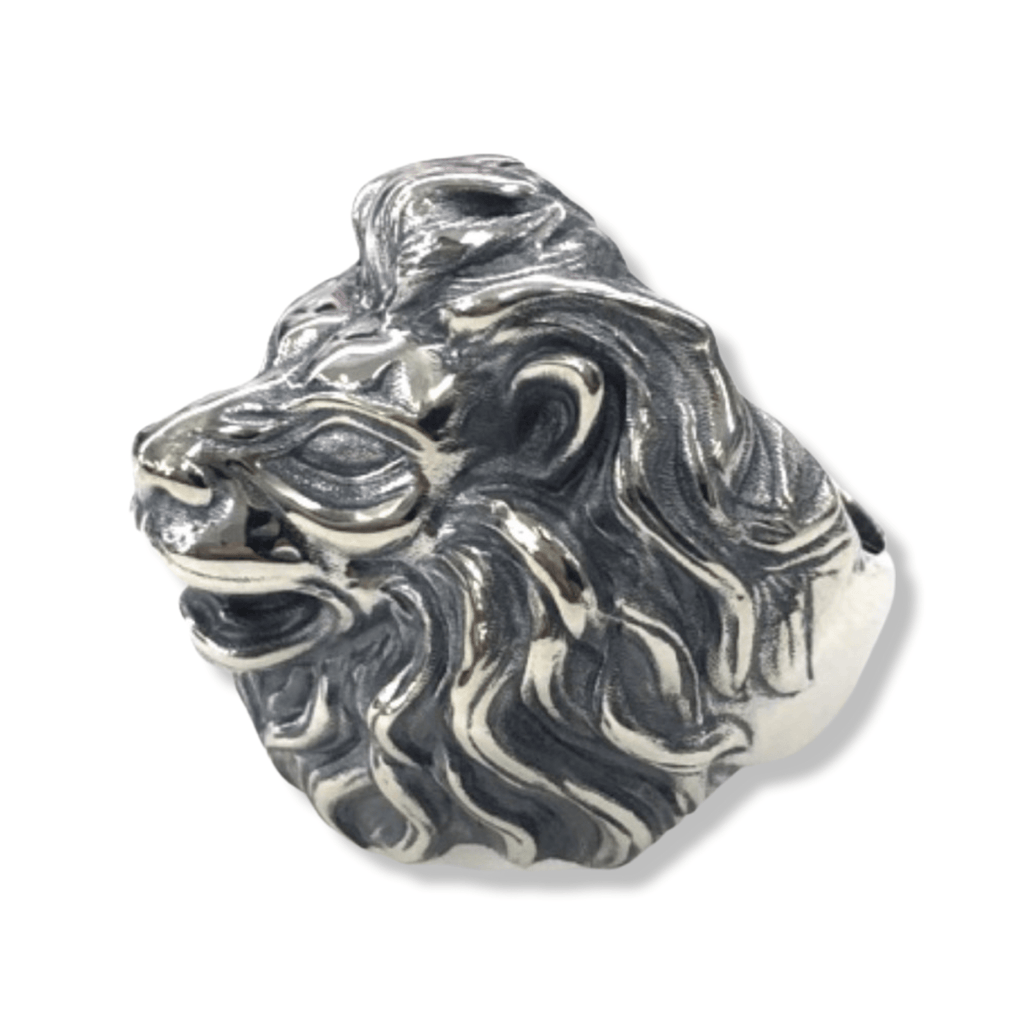 Womens Lion Head Ring-Womens-AJT Jewellery 