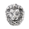 Womens Lion Head Ring | Sterling Silver Ladies Lion Head Ring-Womens-AJT Jewellery 