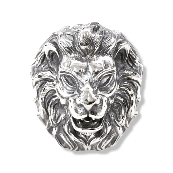 Womens Lion Head Ring-Womens-AJT Jewellery 
